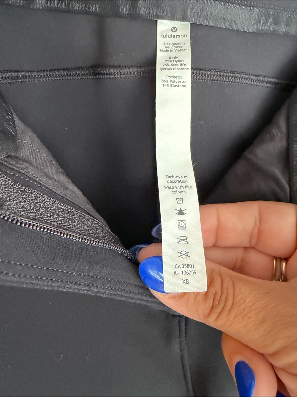 Lululemon Athletica Women’s Black High-Rise Tilted Pocket Pants Size: S - Picture 6 of 10